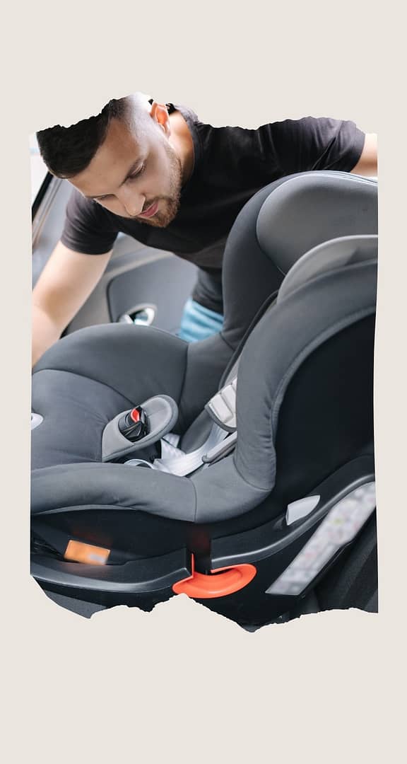 Properly securing a baby car seat with LATCH system for safe travel